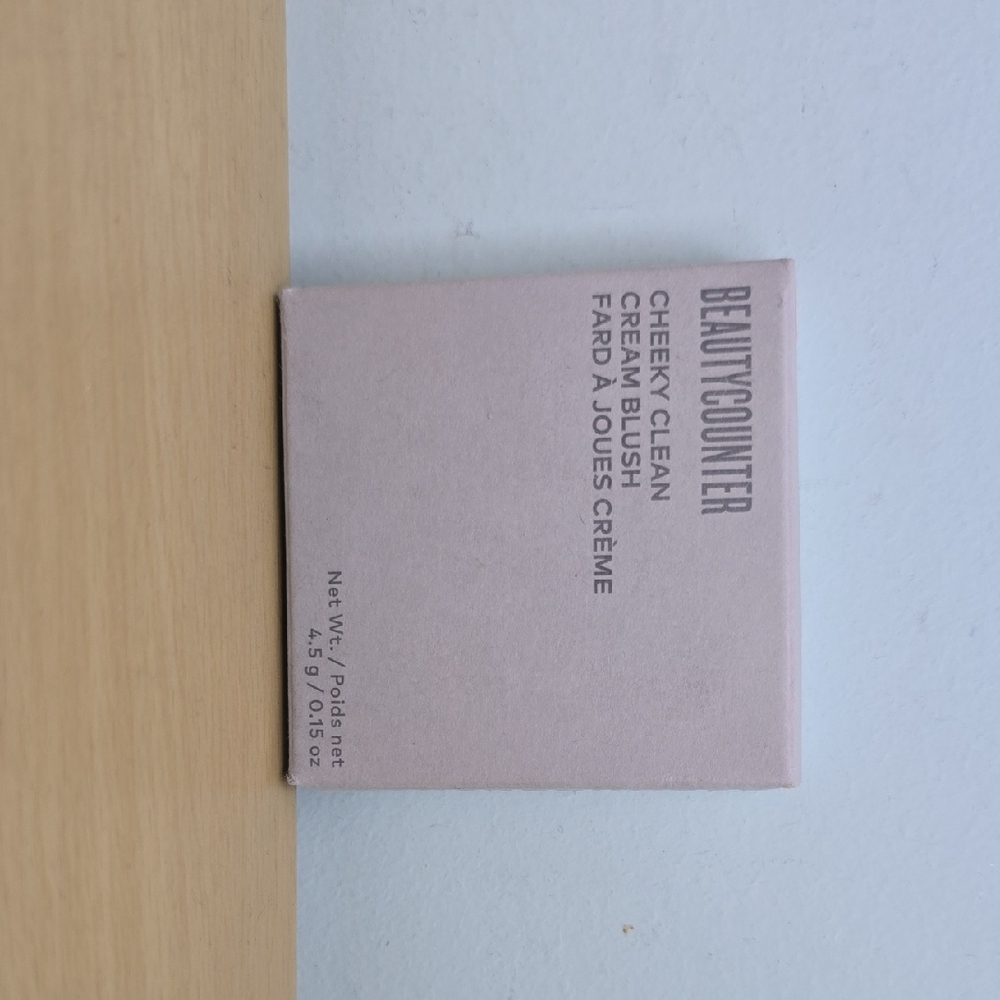 beautycounter Cheeky Clean Cream Blush - Light Pink Box
